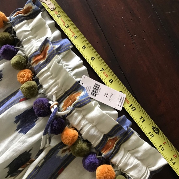 NWT Anthropologie Pom Pom Wide-leg Pants - Picture 3 of 7